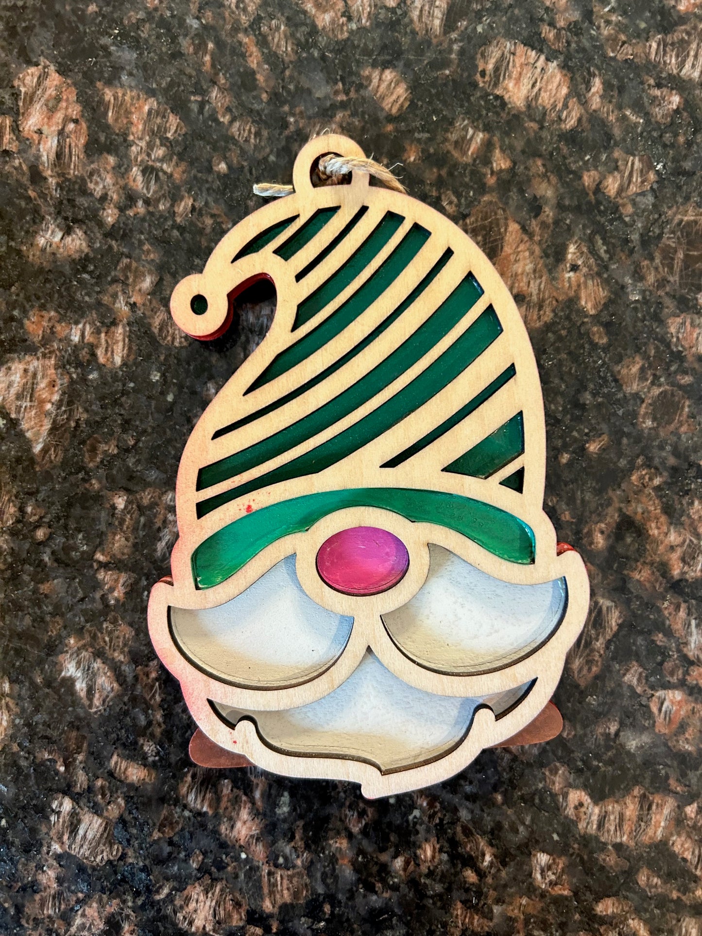 5" Gnome Christmas Ornaments (Gnome 13)