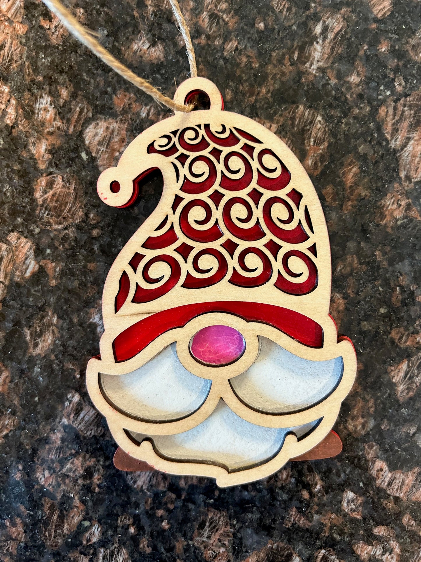 5" Gnome Christmas Ornaments (Gnome 3)