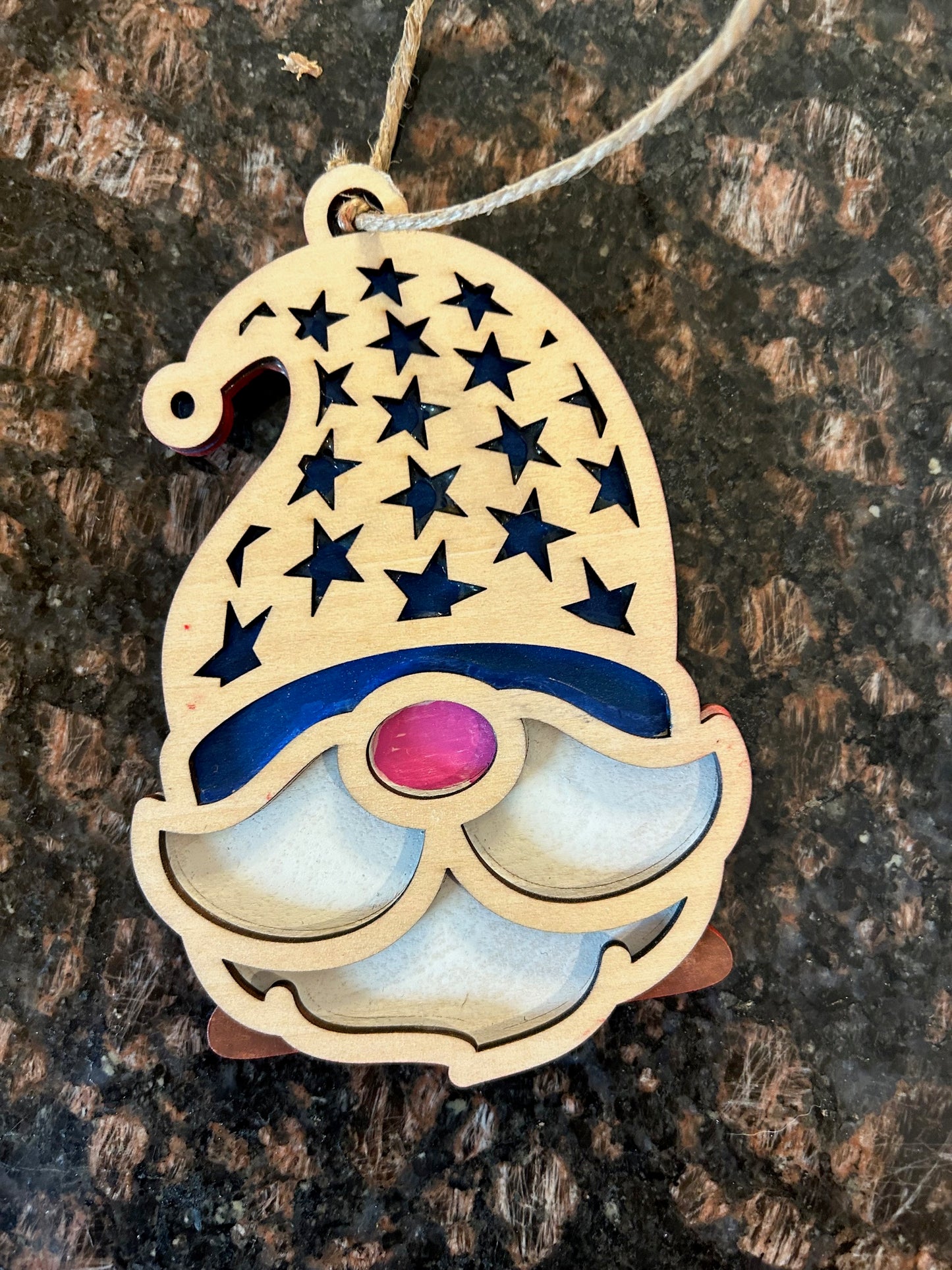 5" Gnome Christmas Ornaments (Gnome 4)