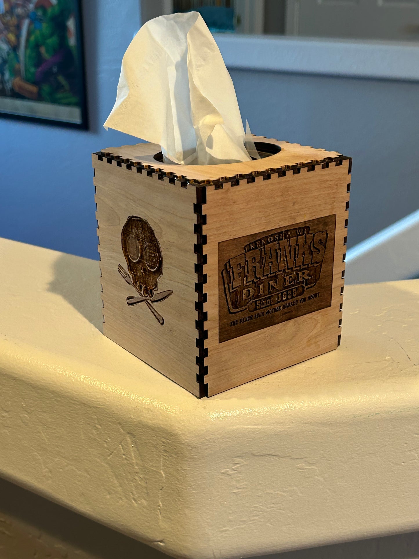 Wooden Facial Tissue Box Covers