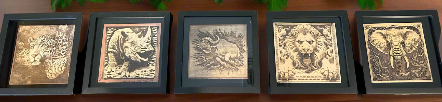 Safari Wood Engravings