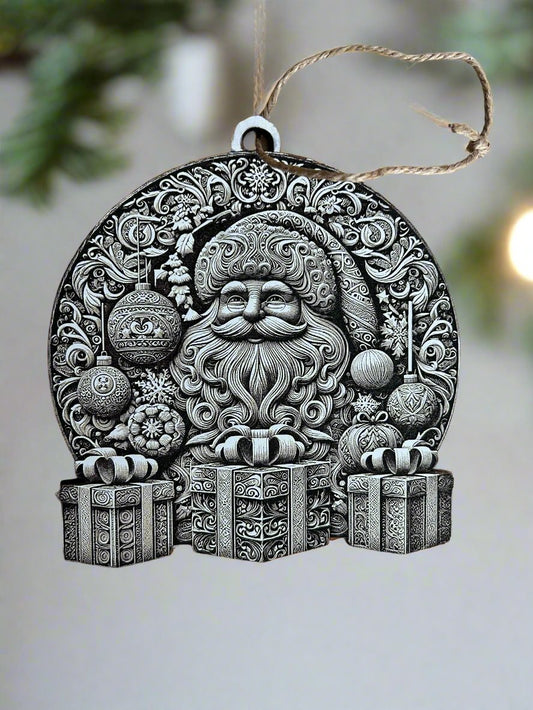 3D Santa Ornament