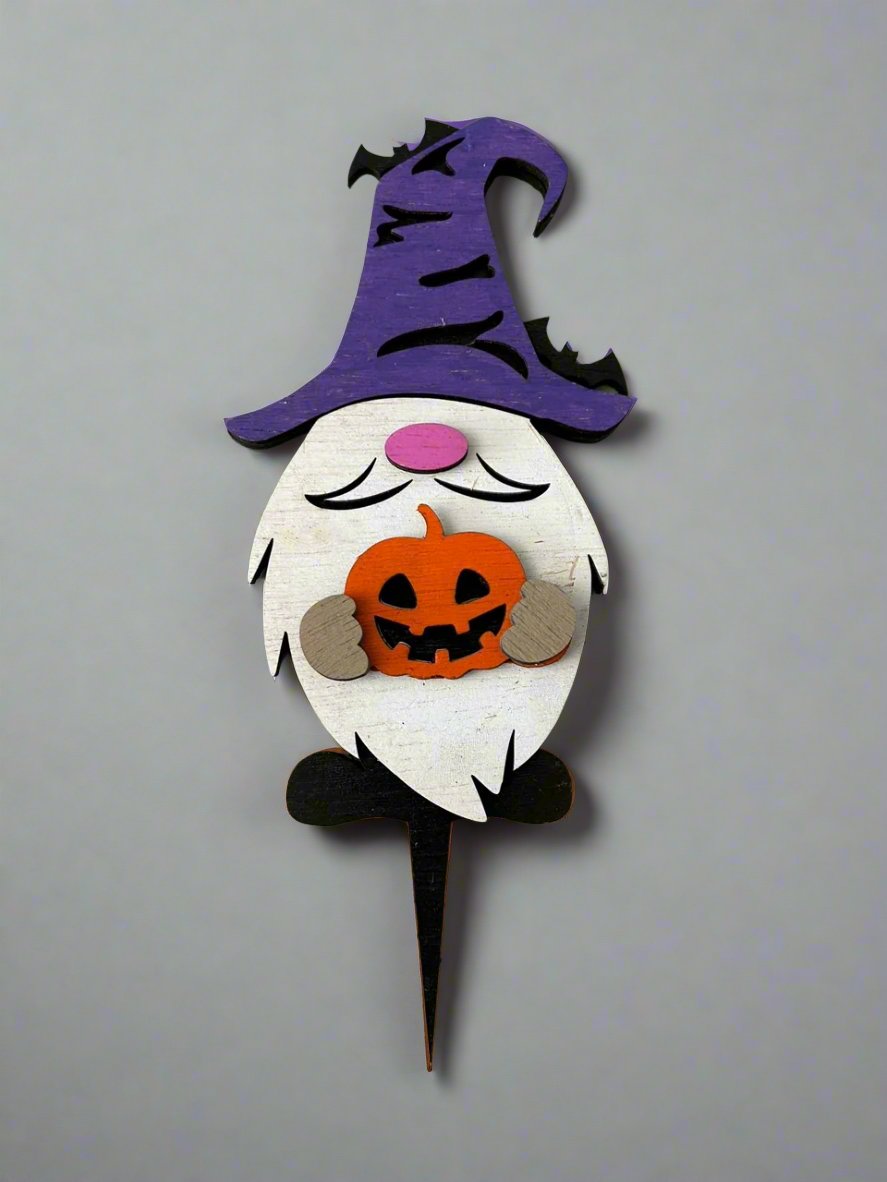 Gnome Halloween Garden Stakes #3