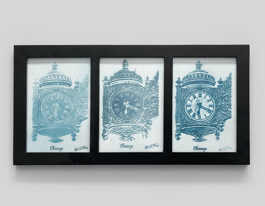 Chicago Clock Evolution, 18"