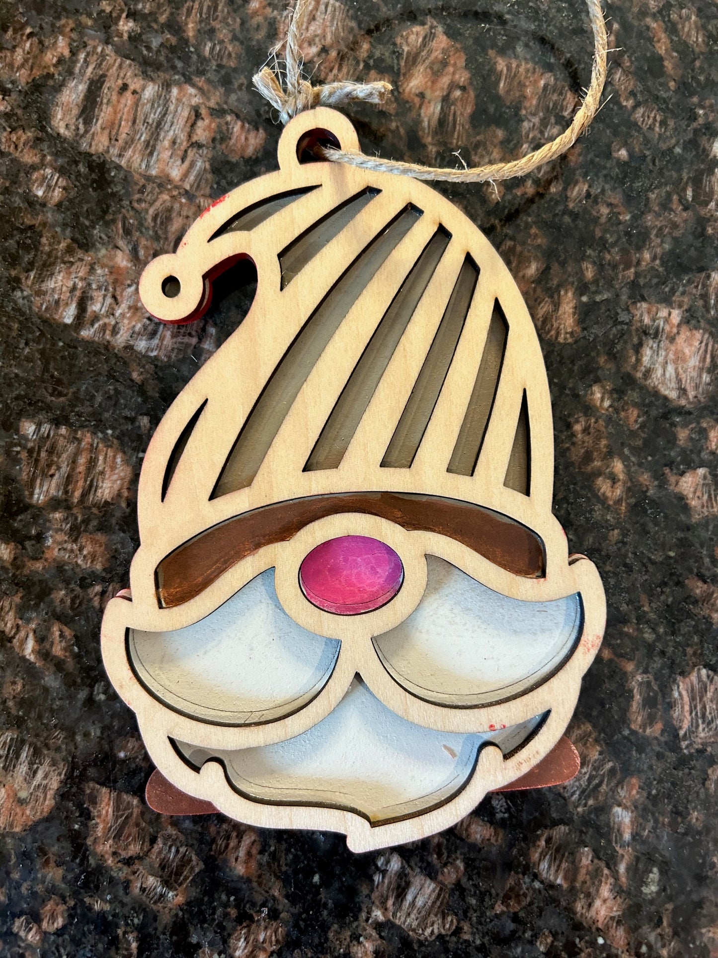 5" Gnome Christmas Ornaments (Gnome 11)