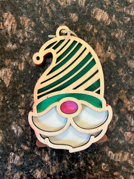 5" Gnome Christmas Ornaments (Gnome 13)