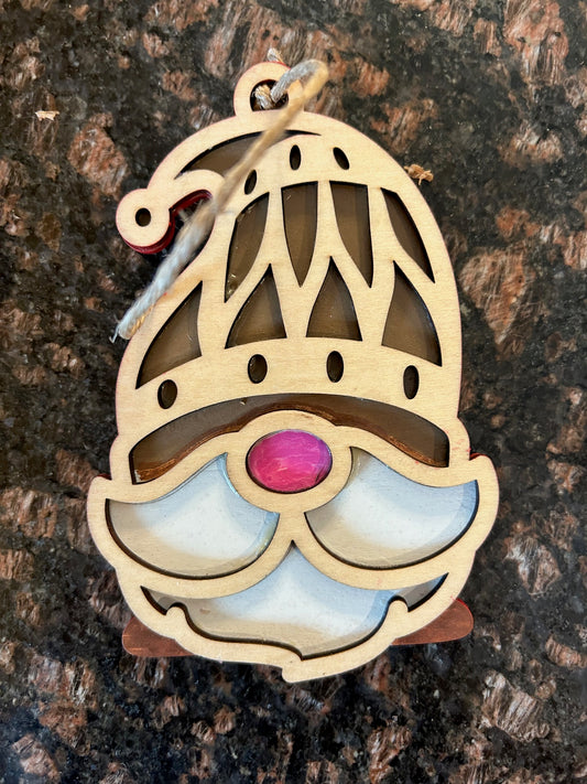 5" Gnome Christmas Ornaments (Gnome 2)