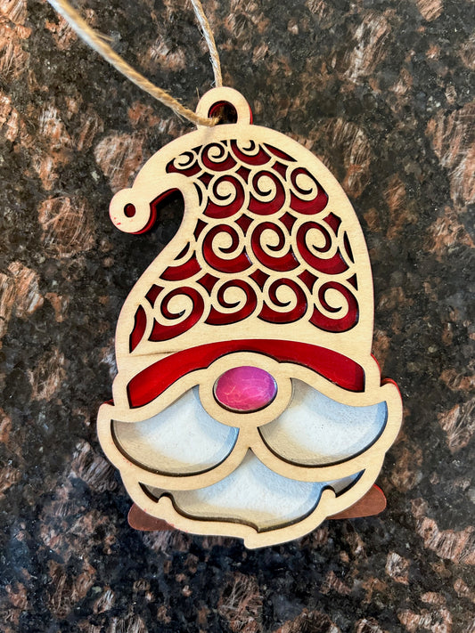 5" Gnome Christmas Ornaments (Gnome 3)