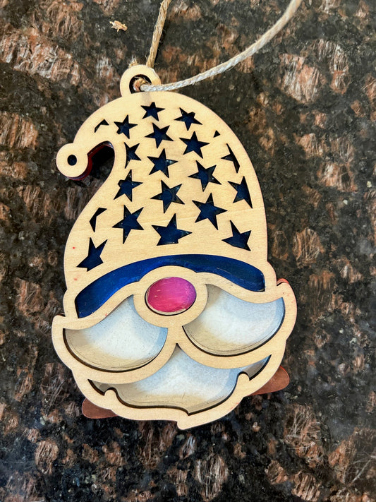 5" Gnome Christmas Ornaments (Gnome 4)