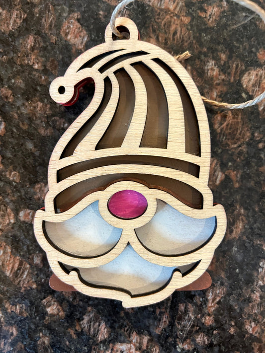 5" Gnome Christmas Ornaments (Gnome 7)
