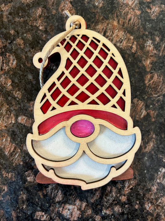 5" Gnome Christmas Ornaments (Gnome 9)
