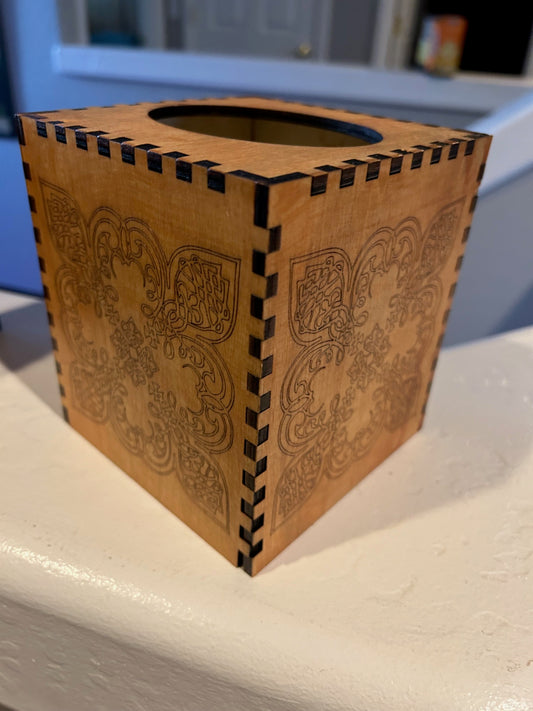 Wooden Facial Tissue Box Covers