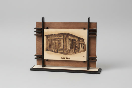 Parisian Bakery Wood Engraving— Paris, France 7.5" x 11"