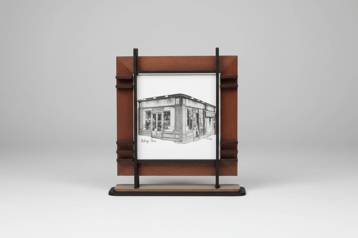 Parisian Bakery Ceramic Engraving— Paris, France 7.5" x 11"