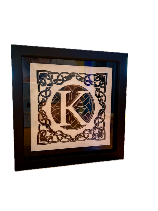 Three-Dimensional Framed Monograms