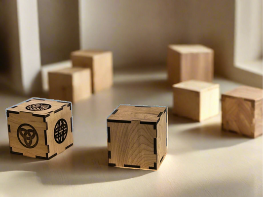 Wood Puzzle Cubes