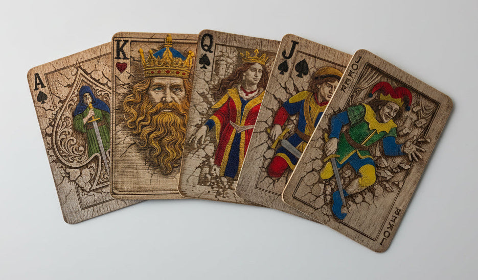 Playing Card Coasters (Set of 5)